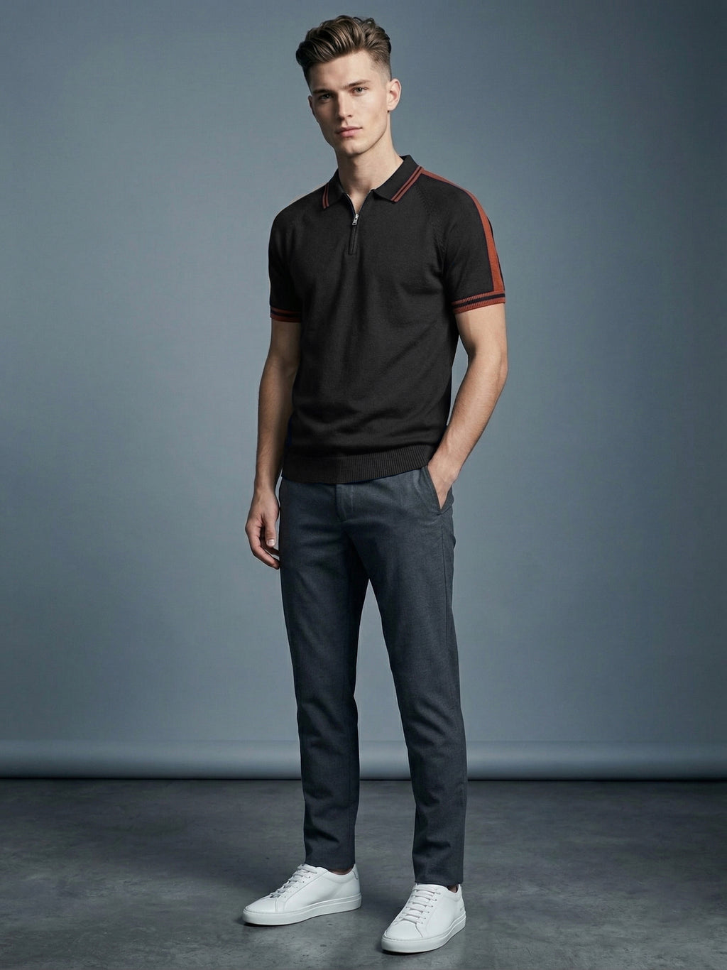 Snipes premium polo T-shirt in classic design, featuring a collar, short sleeves, and soft fabric for a comfortable fit.