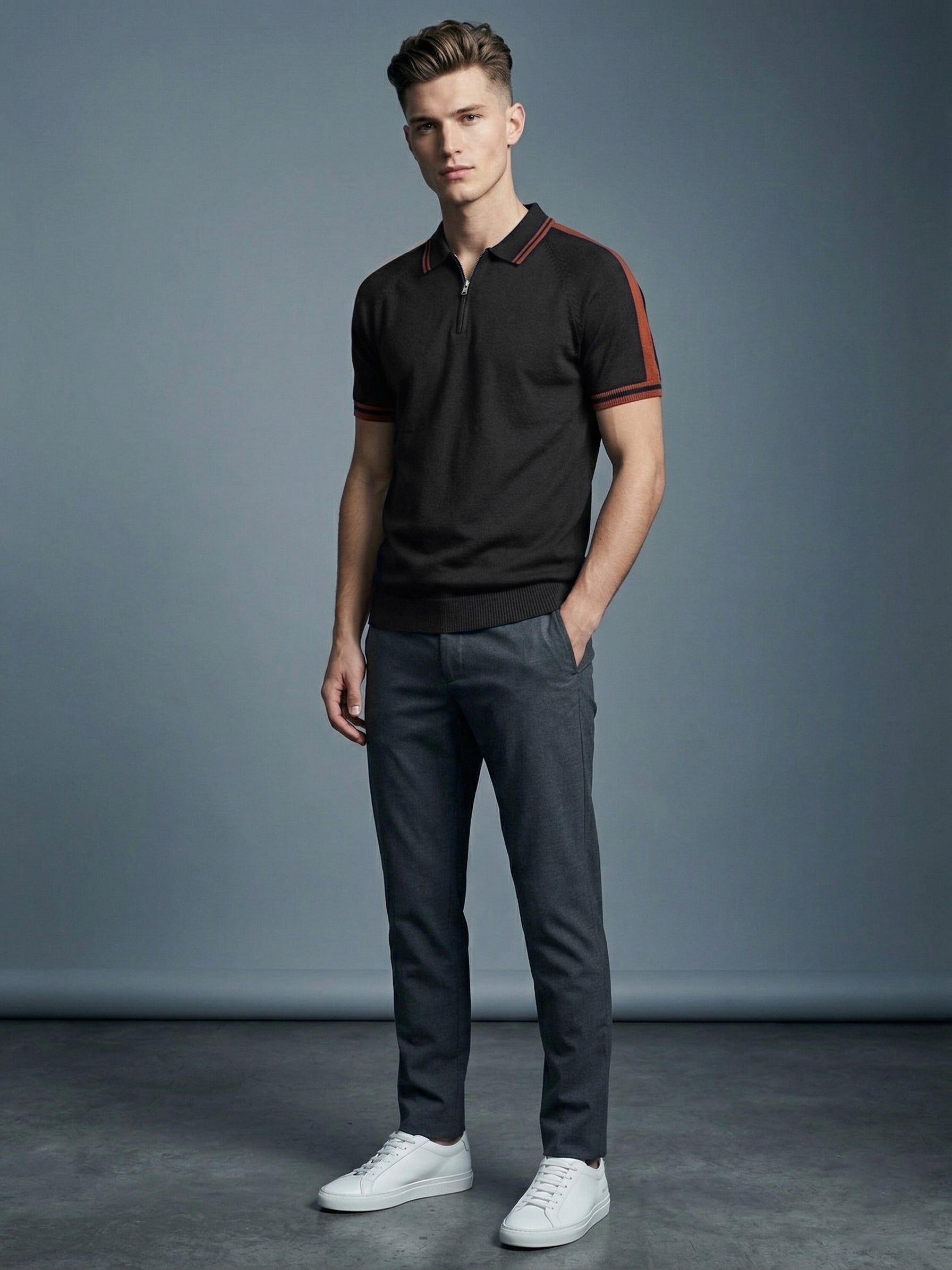 Snipes premium polo T-shirt in classic design, featuring a collar, short sleeves, and soft fabric for a comfortable fit.