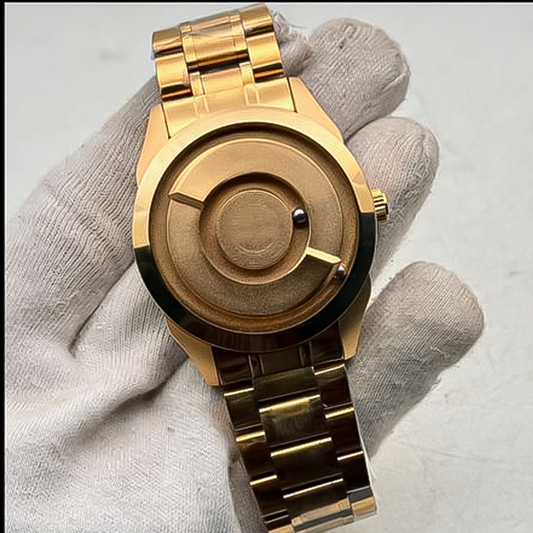 Gold Minimalist Magnetic Ball Watch