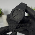 Matte Black Arabic Watch - Snipes
